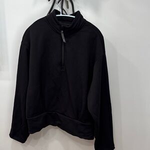 Athleta Woman’s Black Zip-Up Sweater